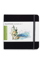 SPEEDBALL ART PRODUCTS Travelogue Journal, Square, Ivory Black 5 1/2" x 5 1/2"