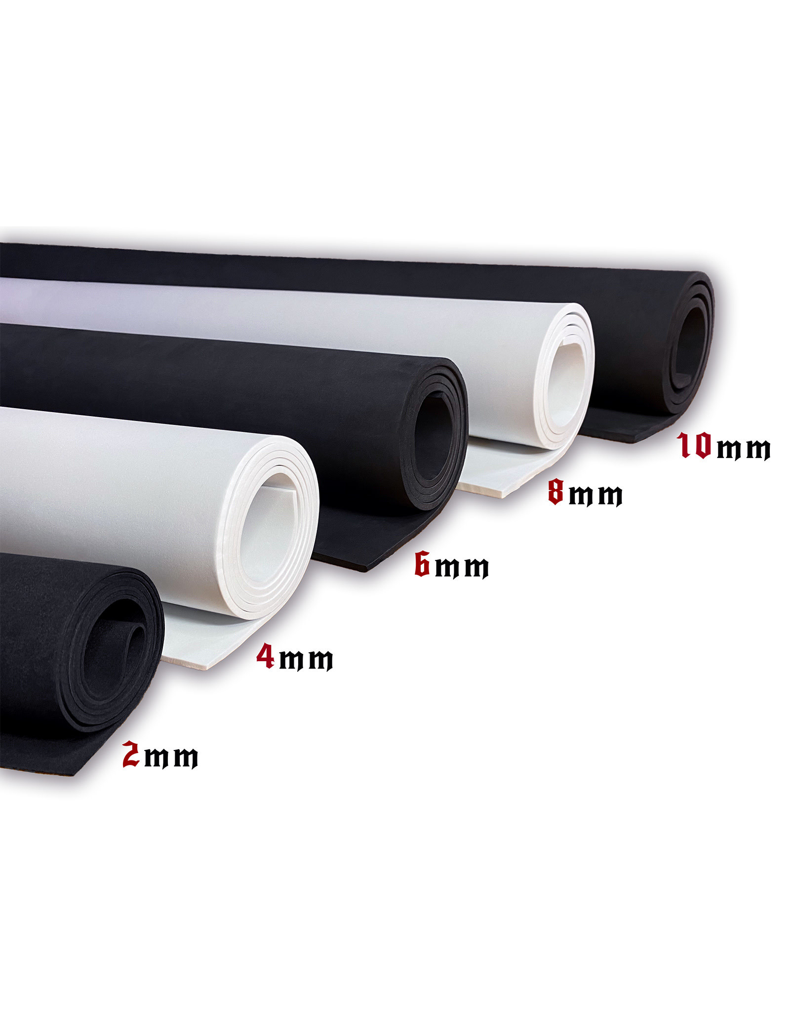 The Foamory The Foamory High Density EVA Foam - Black 2mm 35” x 59”