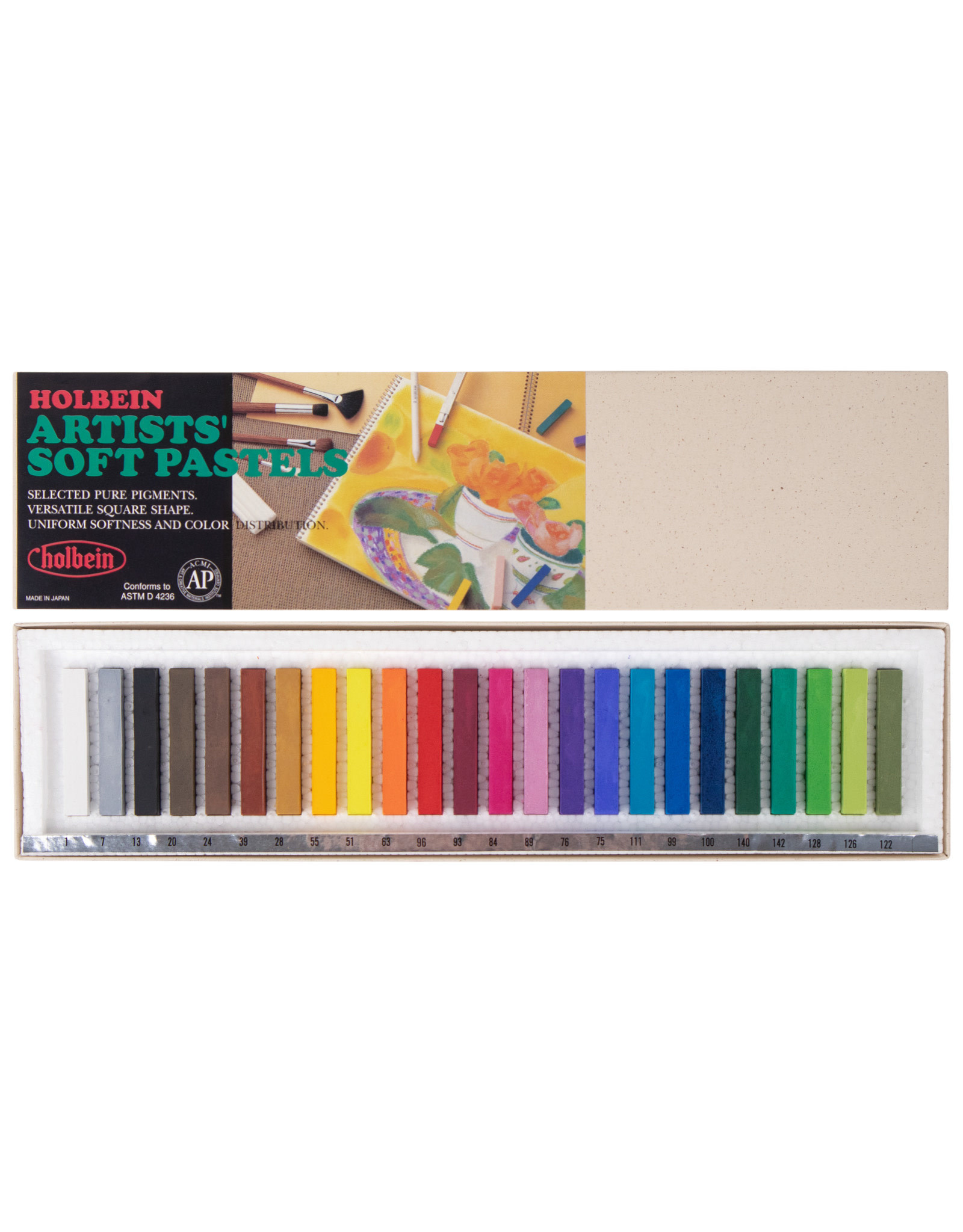 Holbein Artist's oil colored pencil,Red color pastel pencils For