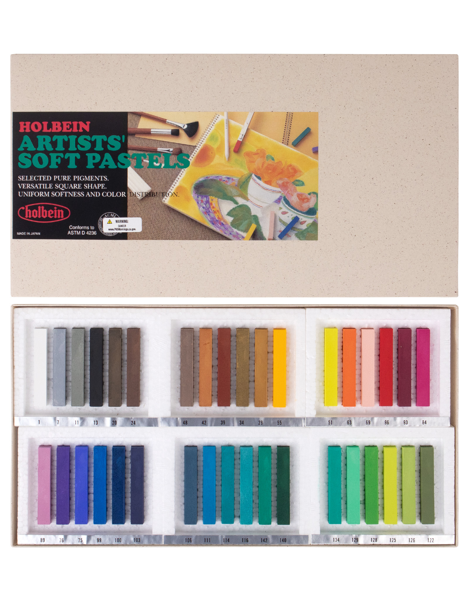 Holbein Artists' Soft Pastel Landscape Set of 48 - The Art Store/Commercial Art  Supply