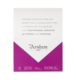 Arnhem Arnhem® 1618 100% Rag Printmaking Paper Pad, 8.5" x 11", 20sht