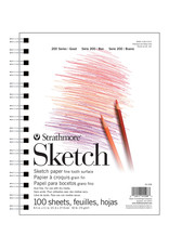 Strathmore Strathmore 200 Series Sketch Pad, 100 sheets 8 ½” x 11”