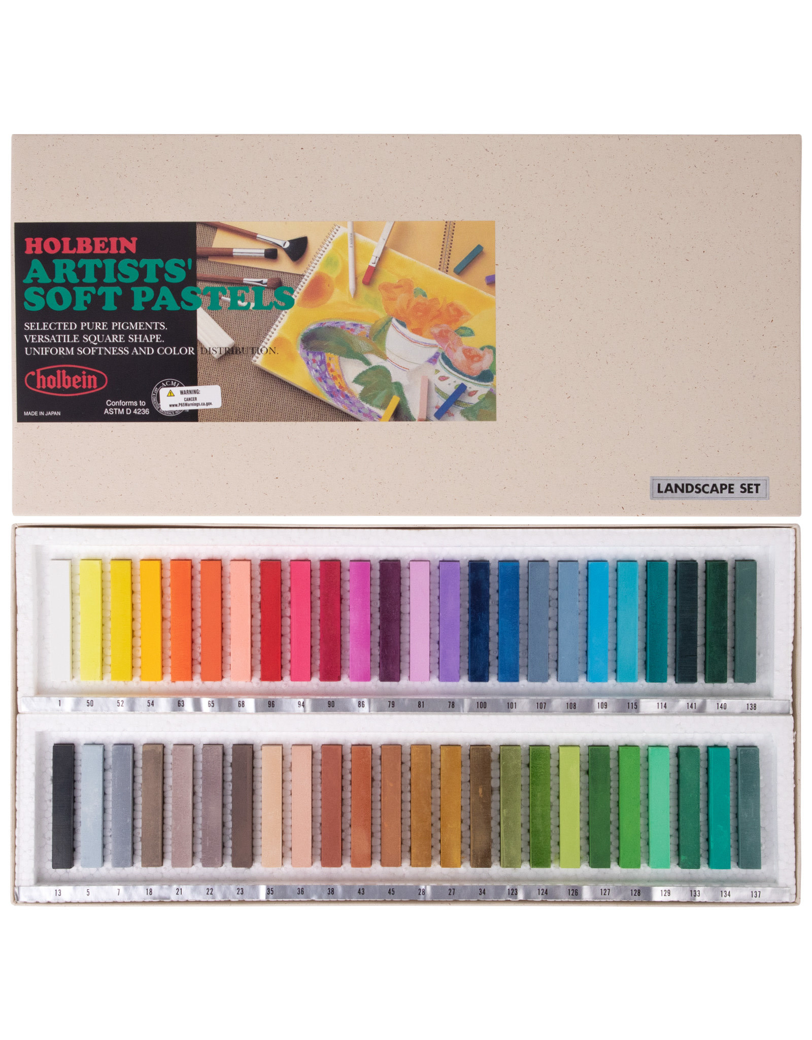 Holbein : Artists : Watercolour Paint : 5ml : Set of 12 : Pastel