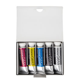 HOLBEIN Holbein Artists’ Designer Gouache, Primary Set of 5