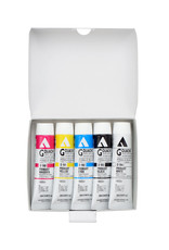 HOLBEIN Holbein Acryla Gouache, Primary Mixing Colors Set of 5