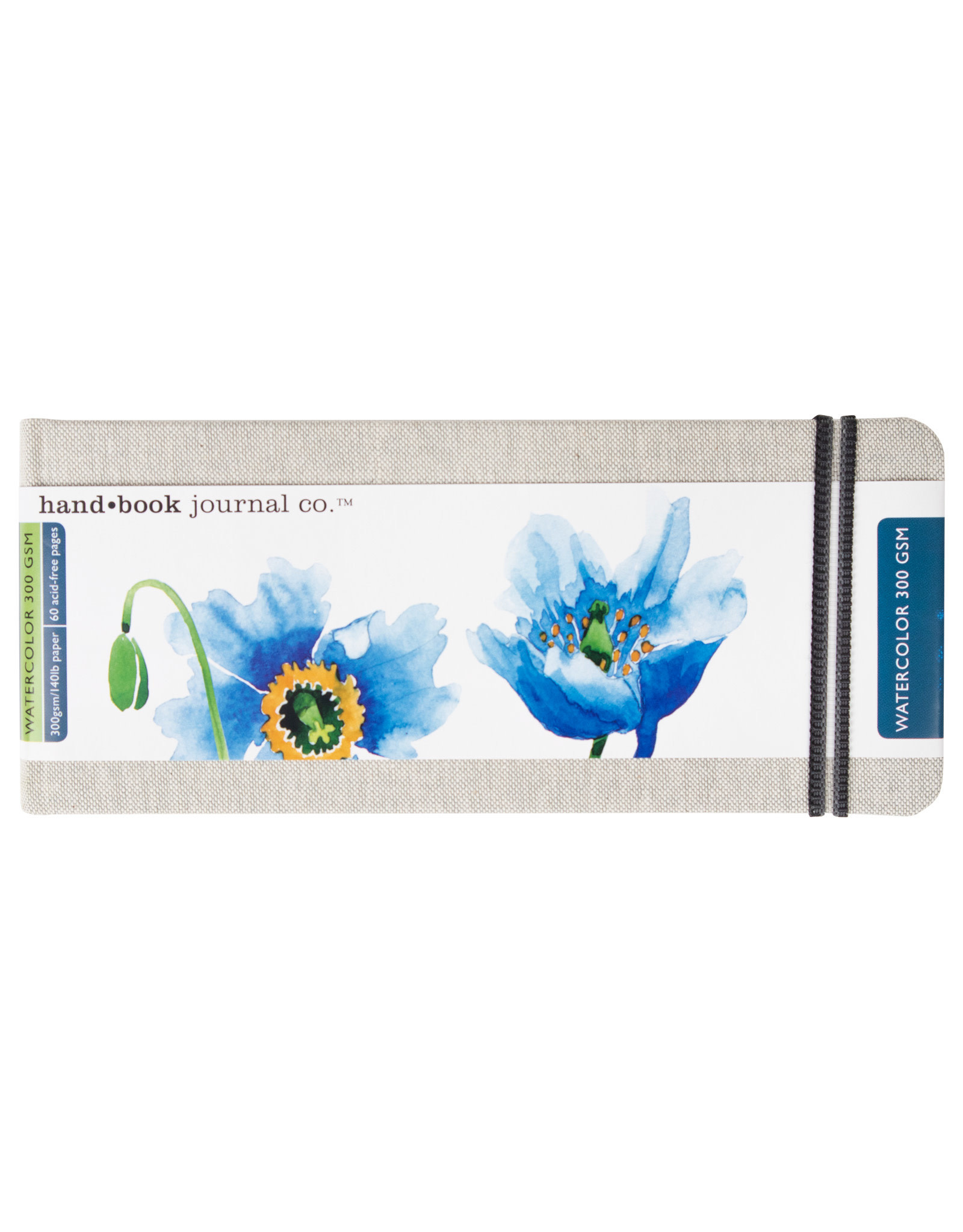 SPEEDBALL ART PRODUCTS Travelogue Watercolor Journal, Pocket Panorama, 3 1/2" x 8 1/4" 300gsm