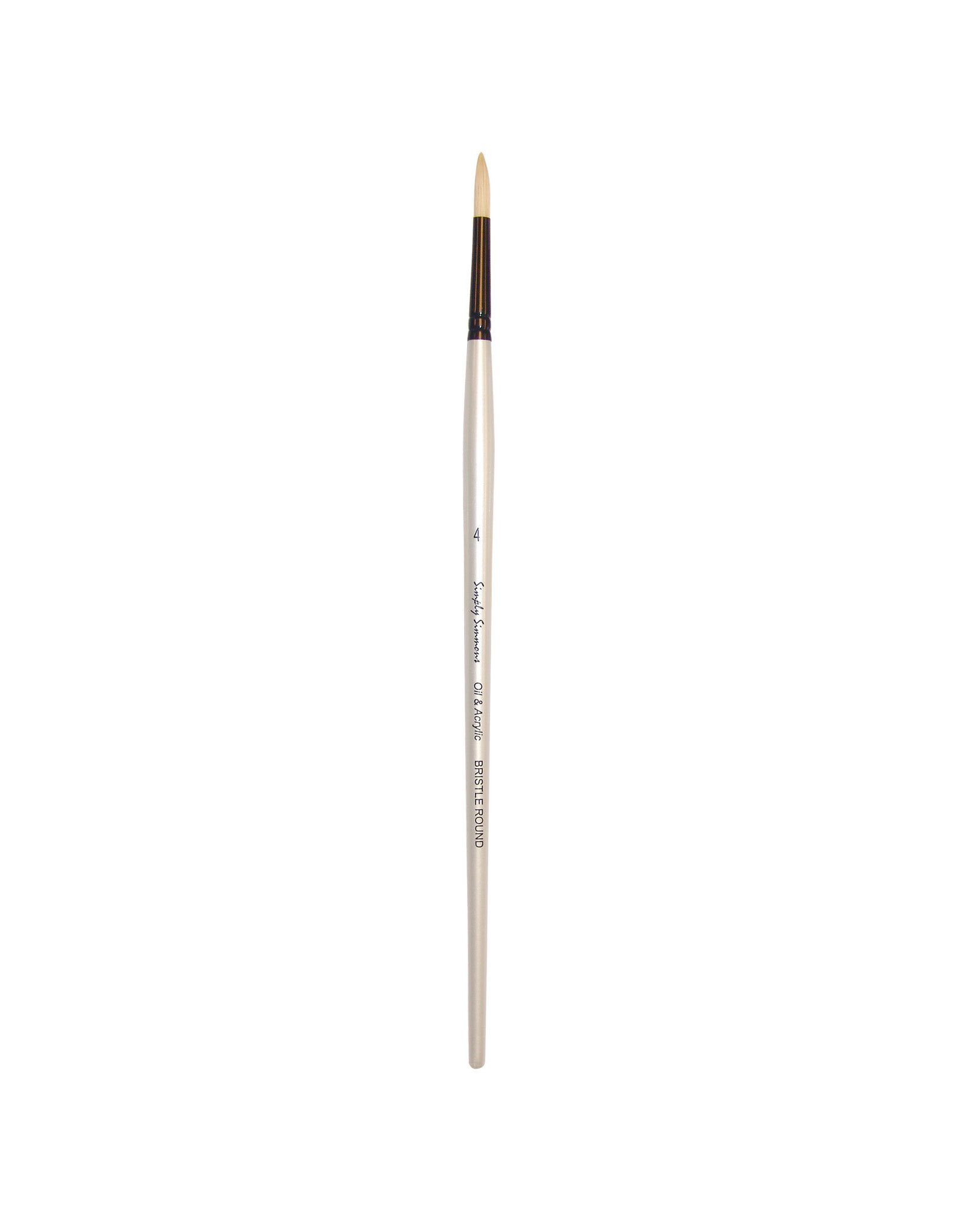 Daler-Rowney Simply Simmons Long Handle Bristle Round # 4