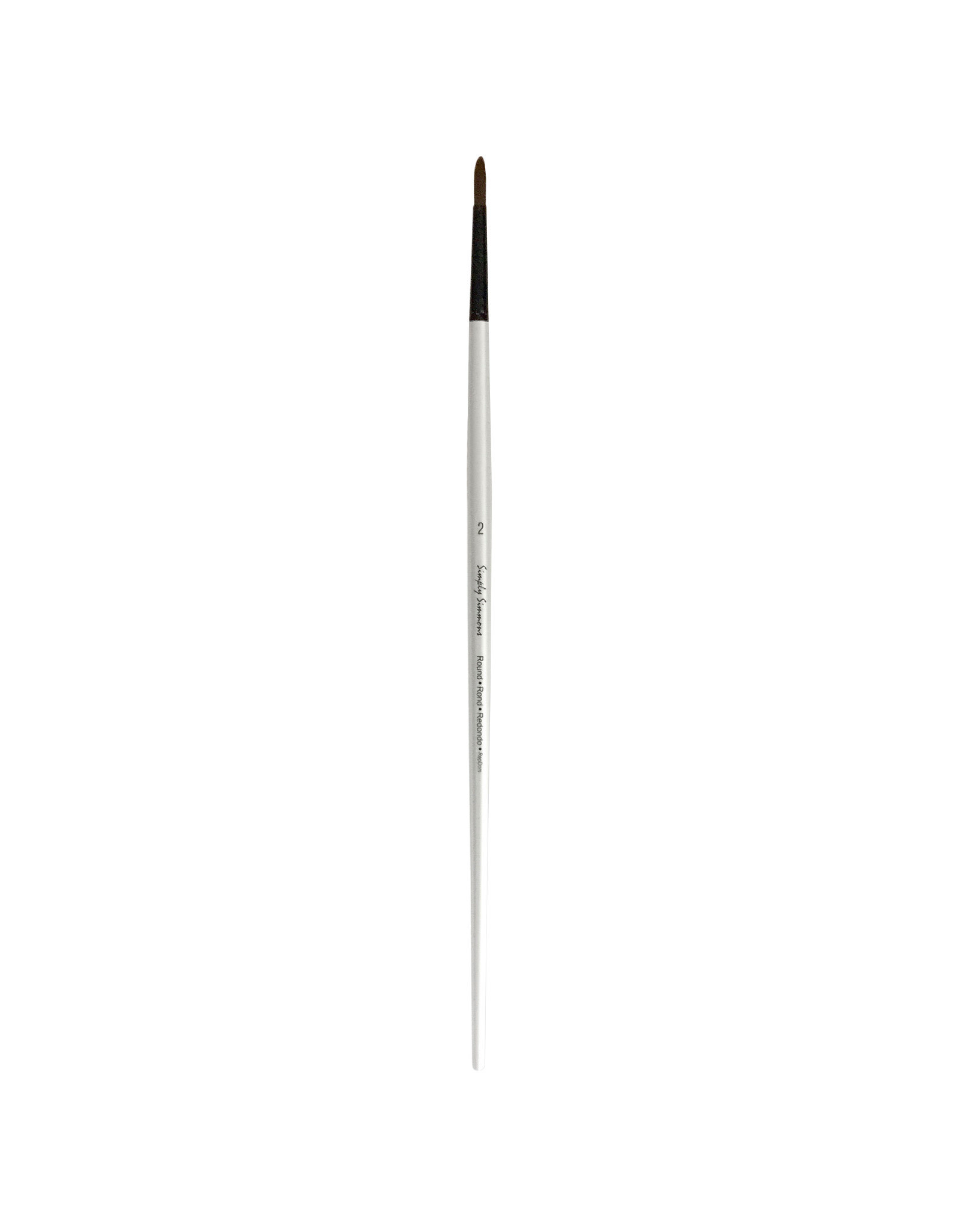 Daler-Rowney Simply Simmons Long Handle Stiff Round # 2
