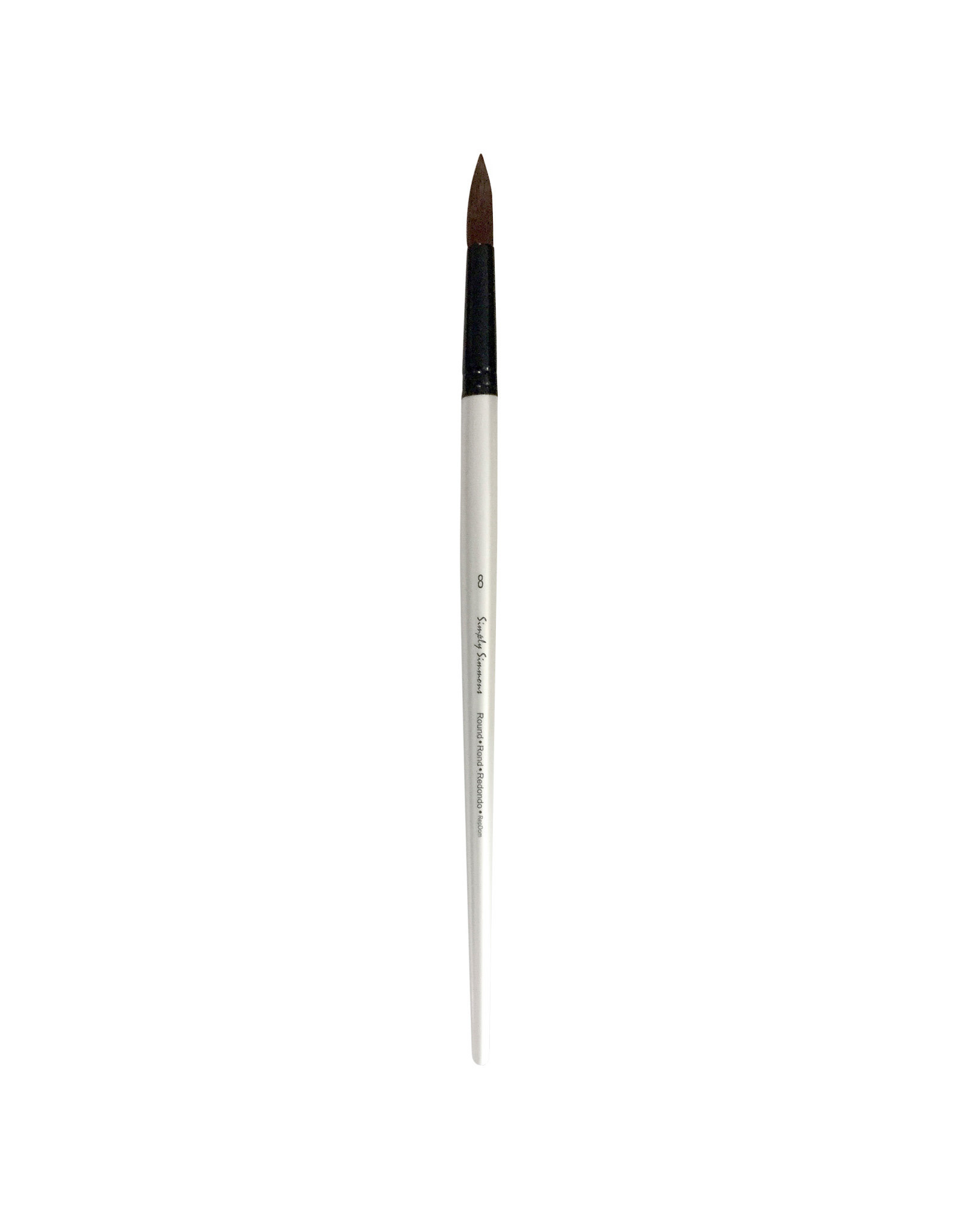 Daler-Rowney Simply Simmons Long Handle Stiff Round # 8