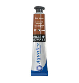 Daler-Rowney Aquafine Watercolor Tubes, Burnt Sienna 8ml