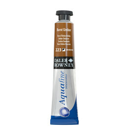Daler-Rowney Aquafine Watercolor Tubes, Burnt Umber 8ml