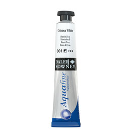 Aquafine Watercolor Tubes, Chinese White 8ml
