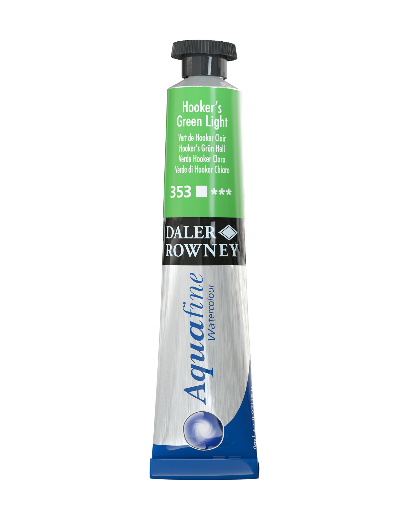 Aquafine Watercolor Tubes, Hooker’s Green Light 8ml