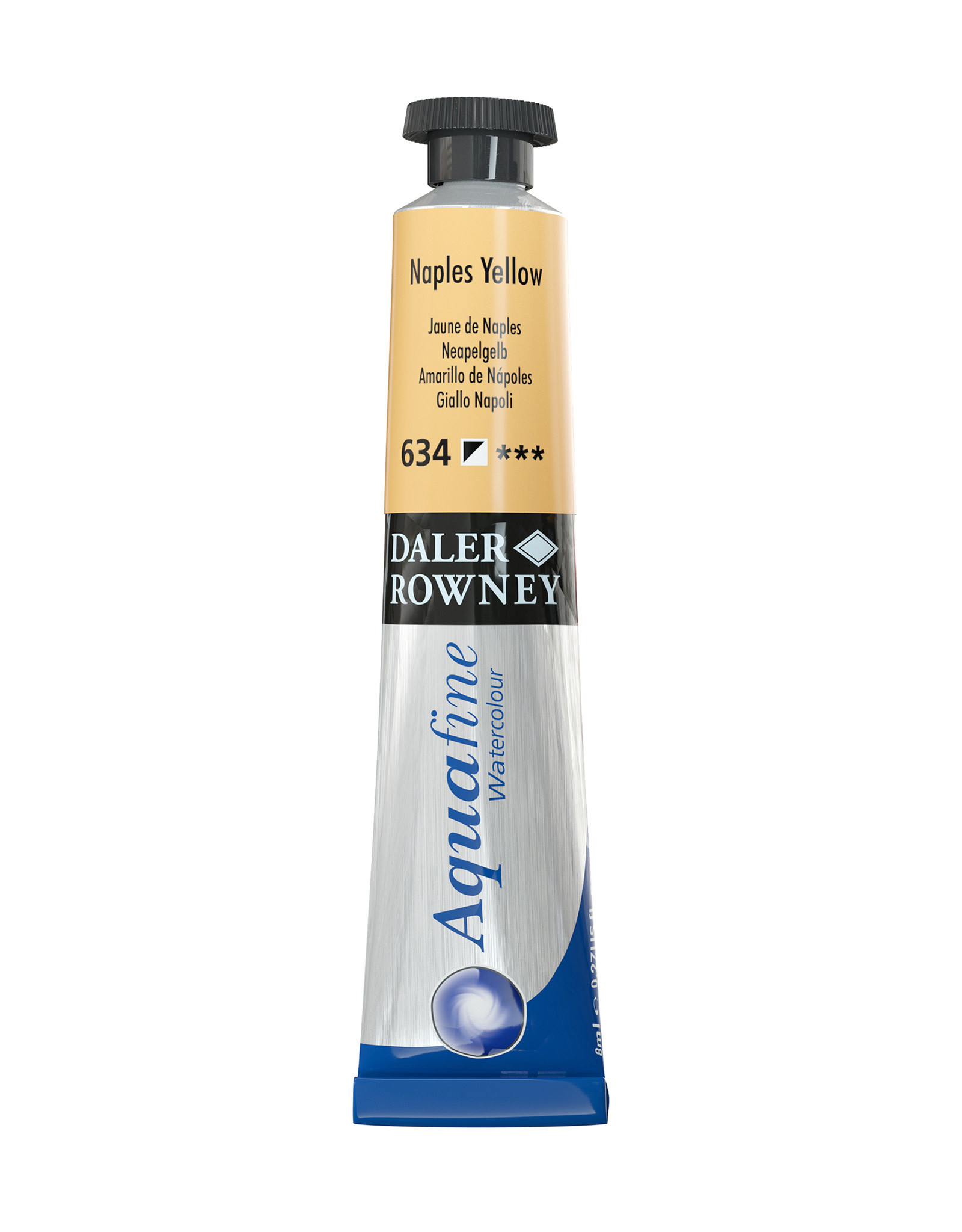 Aquafine Watercolor Tubes, Naples Yellow 8ml