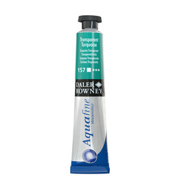 Daler-Rowney Aquafine Watercolor Tubes, Transparent Turquoise 8ml