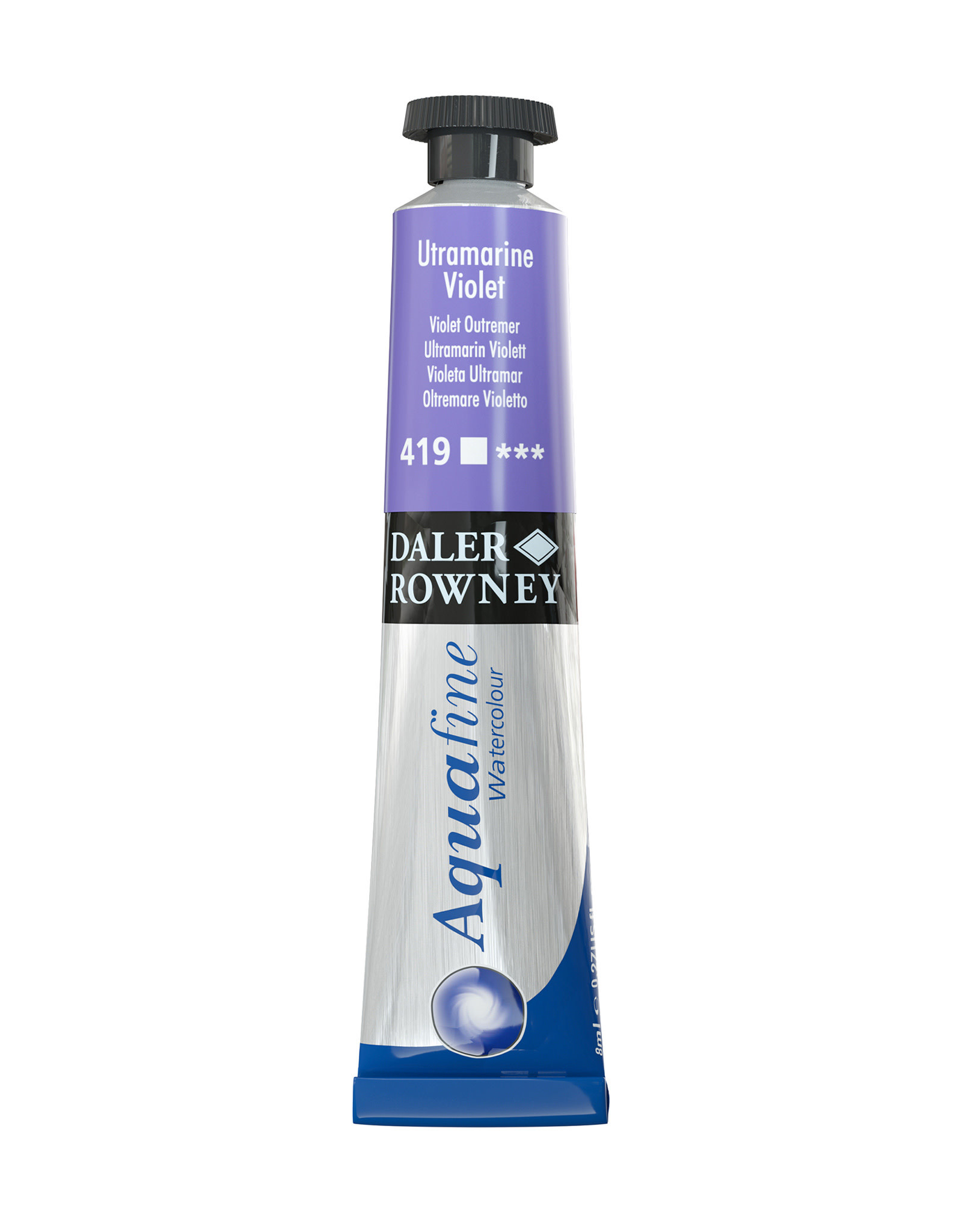 Daler-Rowney Aquafine Watercolor Tubes, Ultramarine Violet 8ml