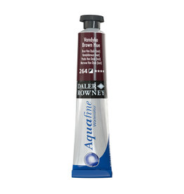 Aquafine Watercolor Tubes, Vandyke Brown 8ml