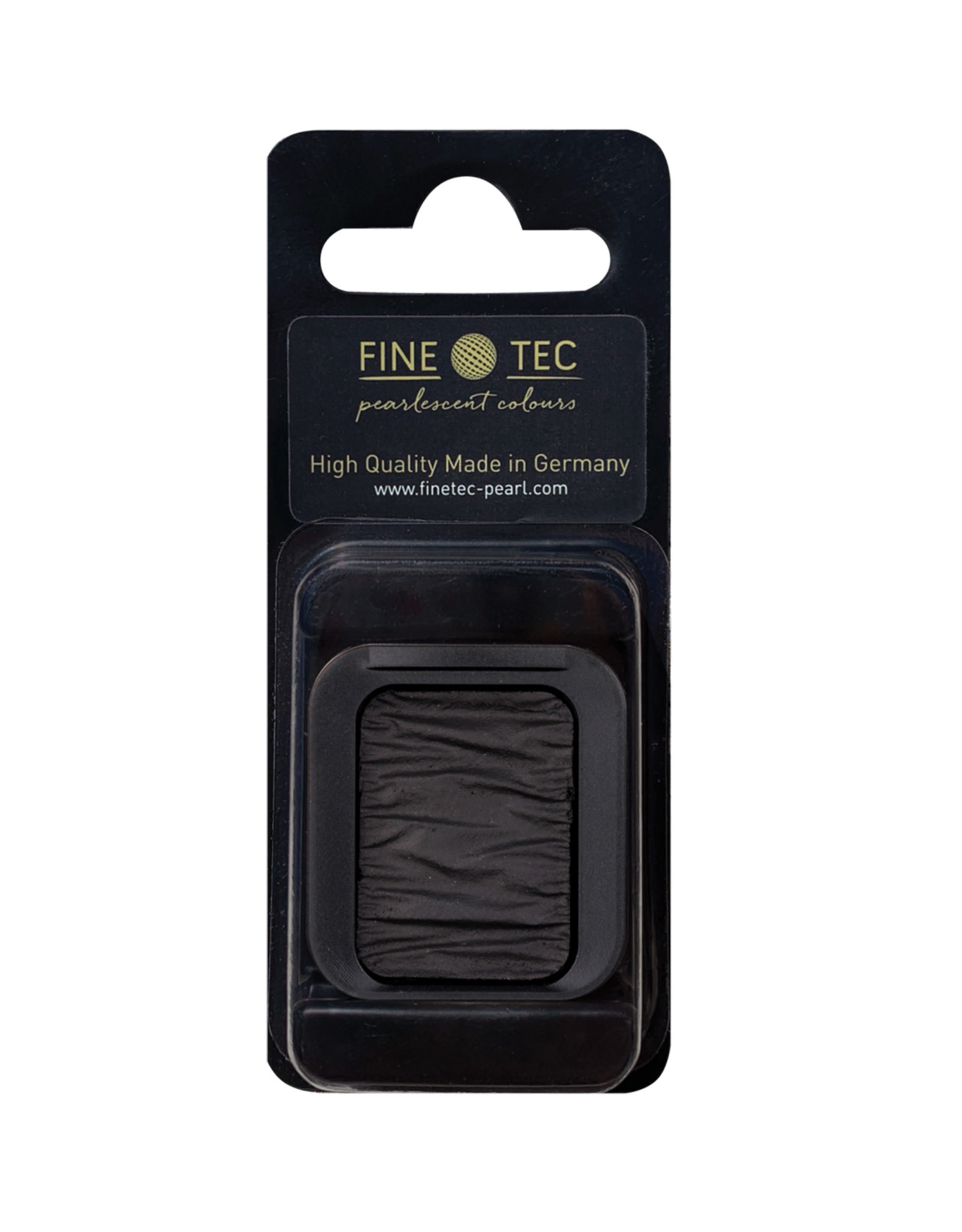 Finetec Finetec Pearlescent Artist Watercolor Pan Refill, Deep Black