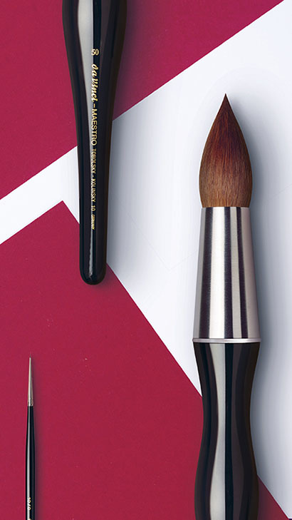 Da Vinci Micro Maestro - Set Di 6 Pennelli Per Nail Art E Dettaglio (Misura 5/0)