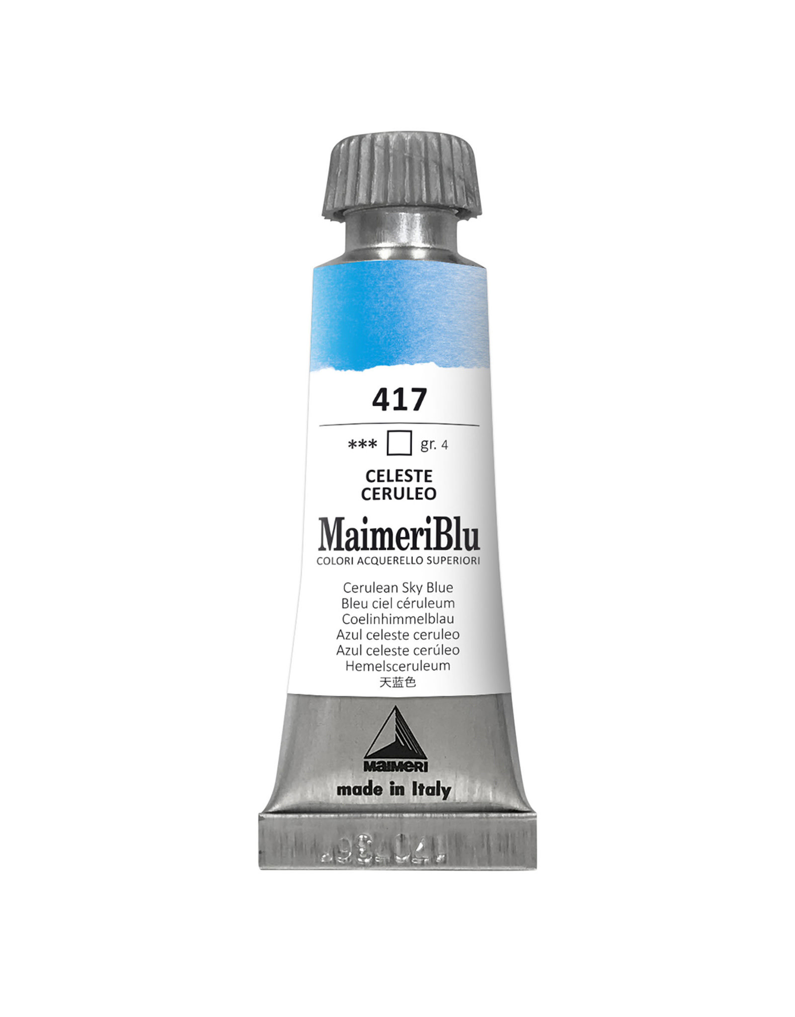 Maimeri MaimeriBlu Watercolors, Cerulean Sky Blue 12ml