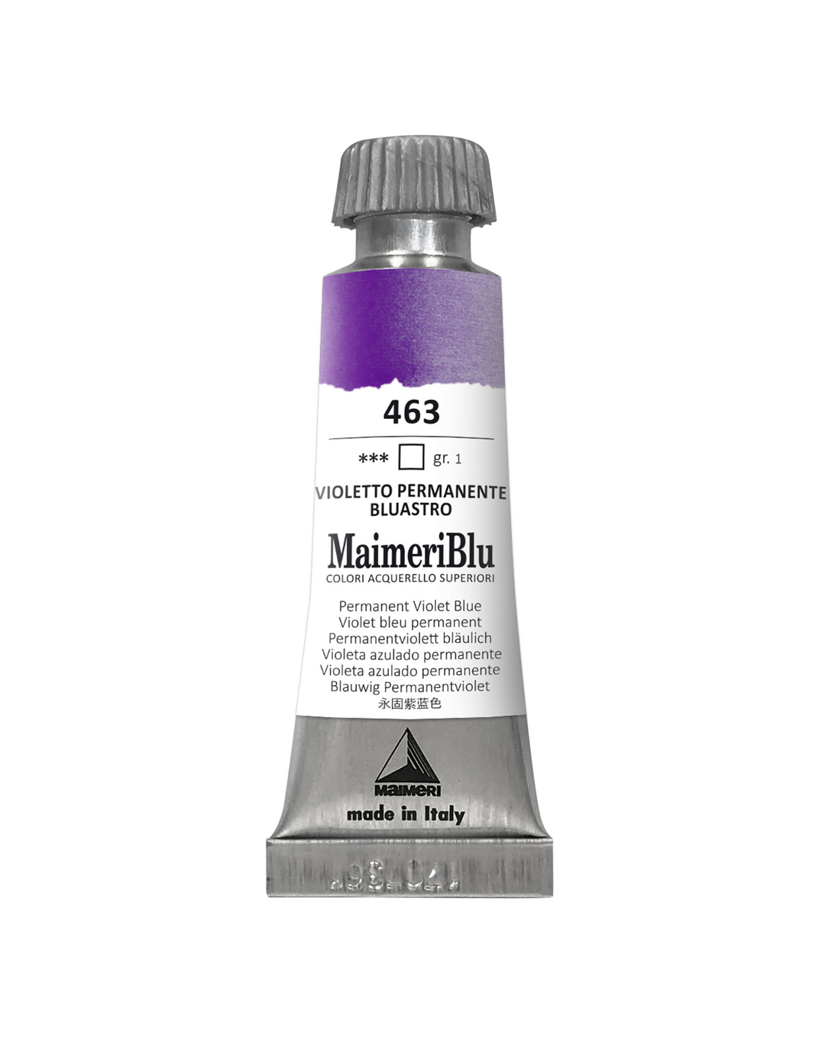 Maimeri MaimeriBlu Watercolors, Permanent Violet Blue 12ml