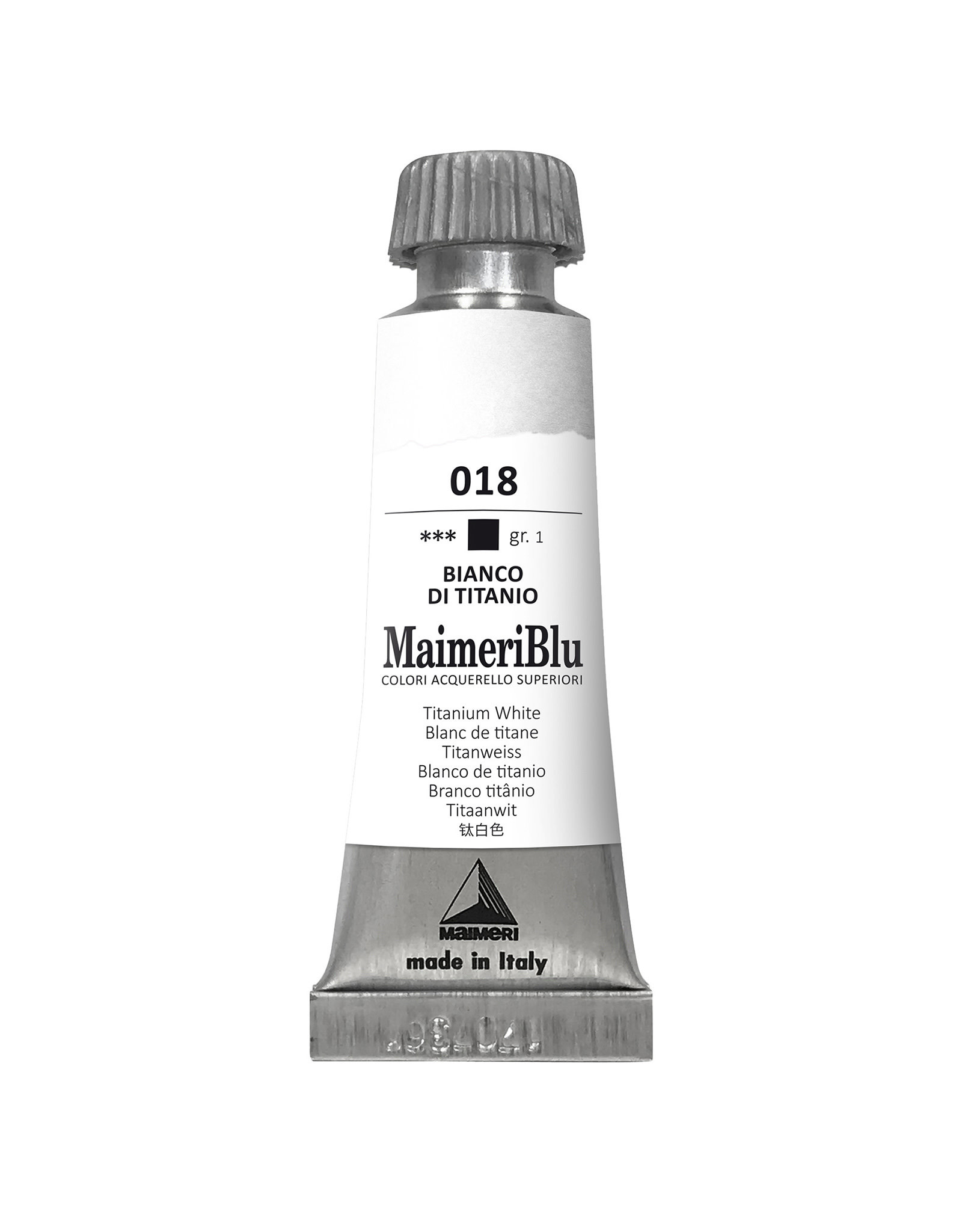 Maimeri MaimeriBlu Watercolors, Titanium White 12ml