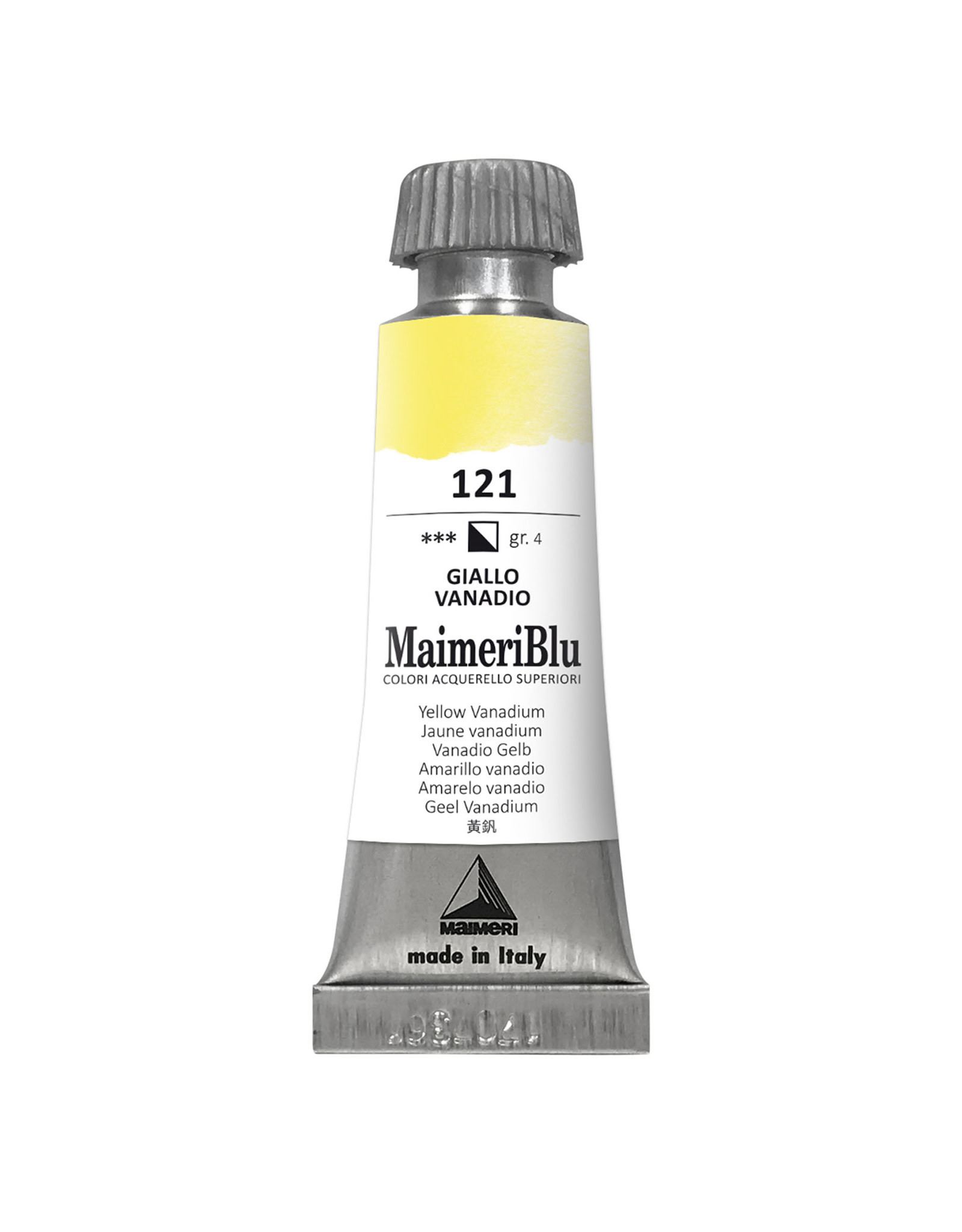 Maimeri MaimeriBlu Watercolors, Yellow Vanadium 12ml