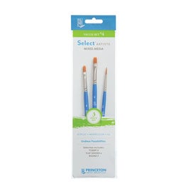 Princeton Princeton Select 3-Piece Mixed Media Value Set #4