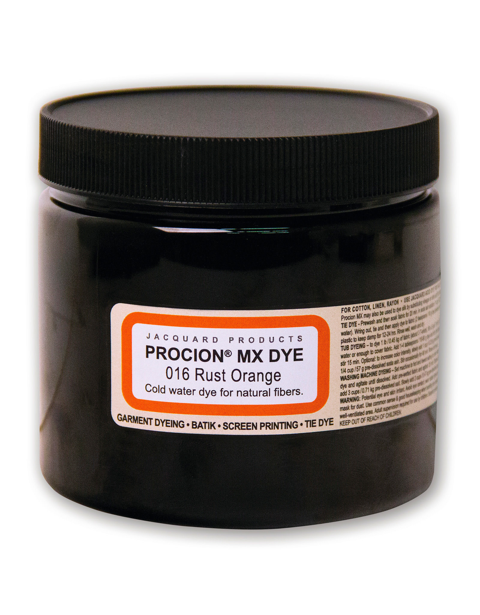 CLEARANCE Jacquard Procion Mx Dye, Rust Orange 8oz