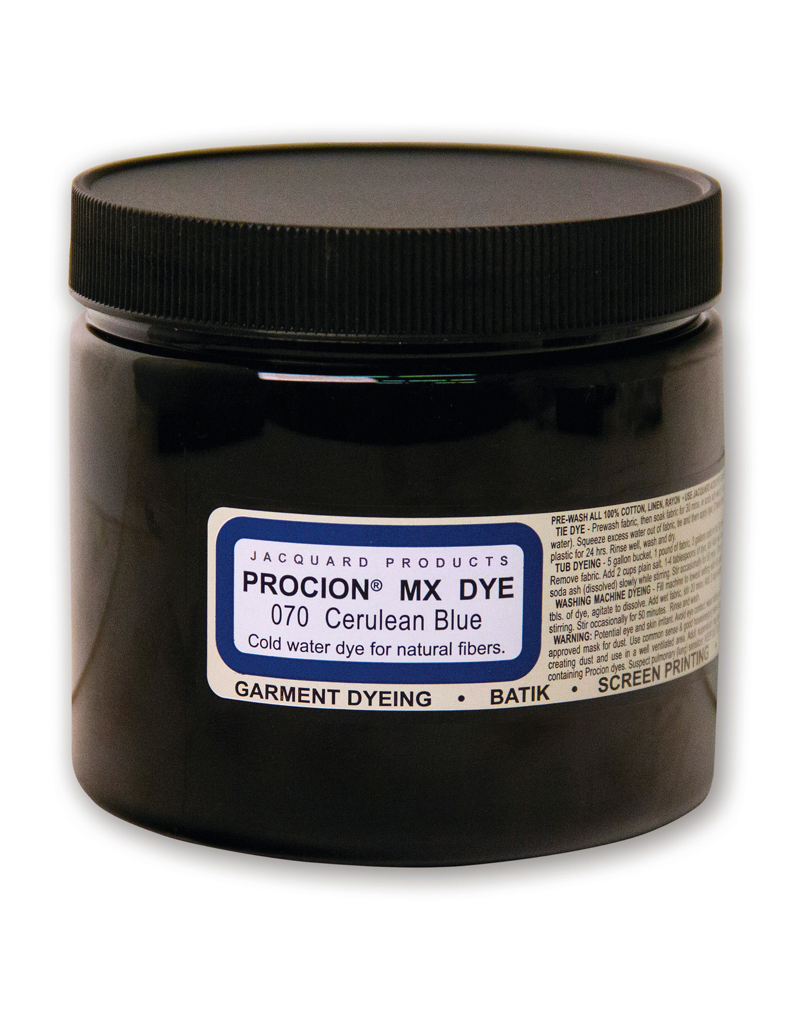 CLEARANCE Jacquard Procion Mx Dye, Cerulean Blue 8oz