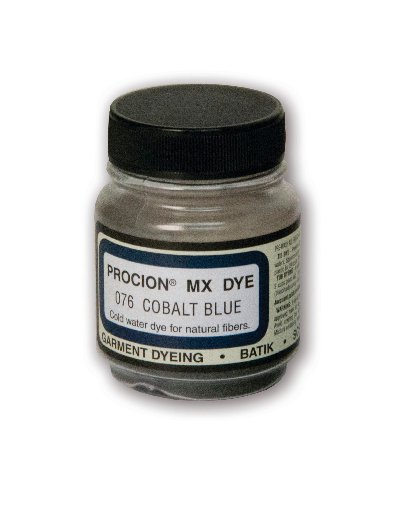 Jacquard Jacquard Procion Mx Dye, Cobalt Blue 2/3oz - The Art  Store/Commercial Art Supply