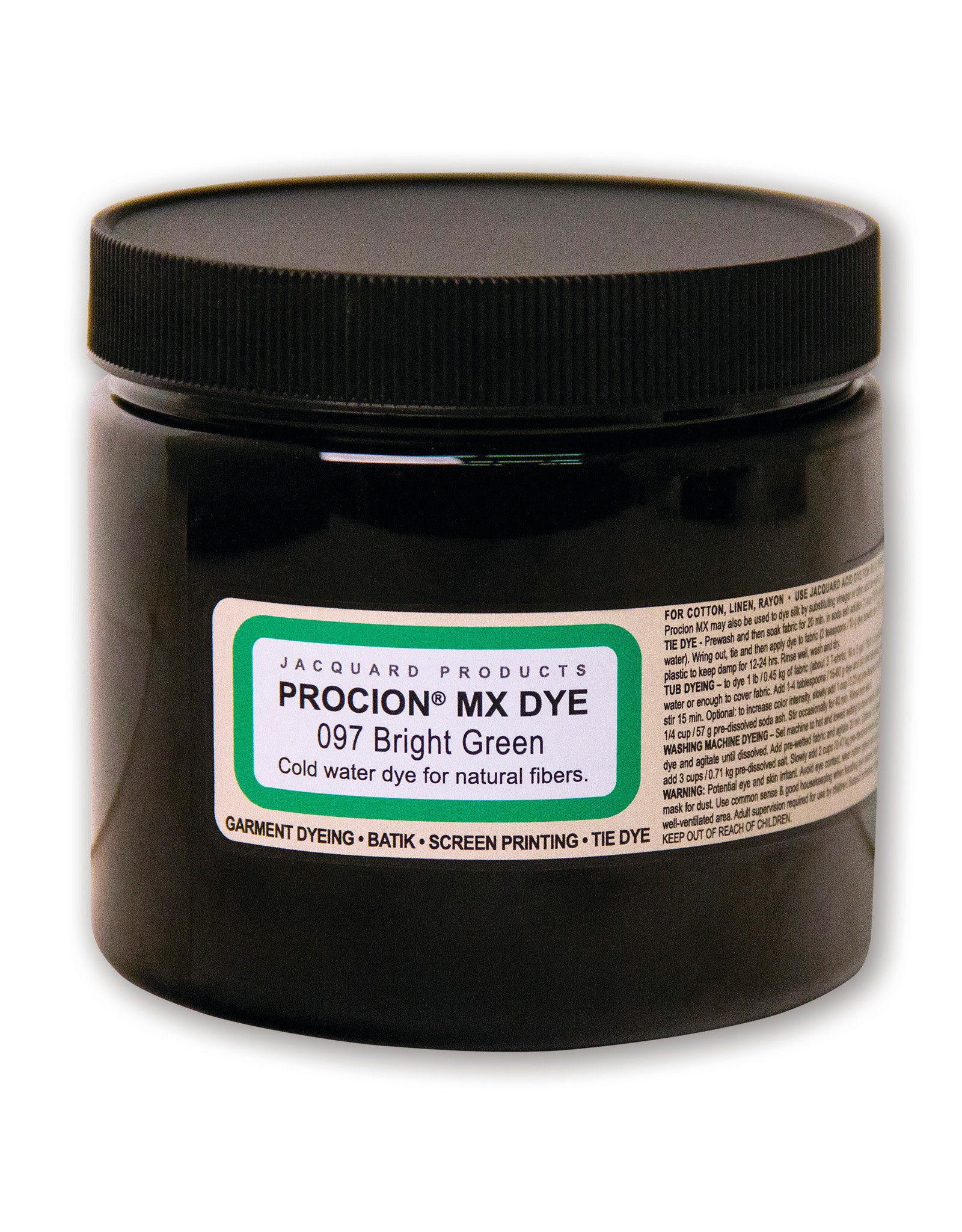 CLEARANCE Jacquard Procion Mx Dye, Bright Green 8oz