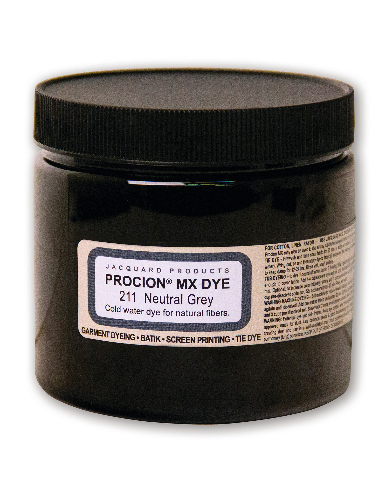 Jacquard Jacquard Procion Mx Dye, Neutral Grey 8oz