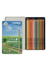LYRA Lyra Graduate Colored Pencils, Tin Set of 12