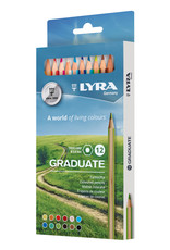 LYRA Lyra Graduate Colored Pencils, Set of 12