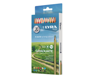 Lyra Graduate Colored Pencils, Set of 12 - The Art Store/Commercial Art  Supply