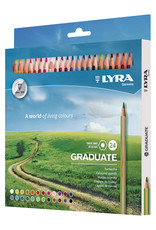 LYRA Lyra Graduate Colored Pencils, Set of 24