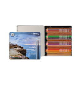 LYRA Lyra Graduate Aquarell Watercolor Pencils, Set of 24