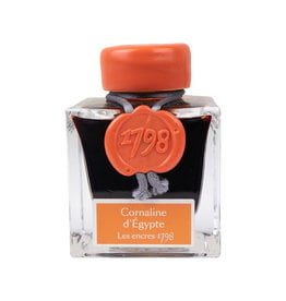 Herbin Herbin 1798 Anniversary Inks, Silver Sheen 50ml Bottle, Cornaline d'Egypte