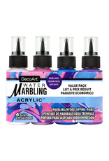 DecoArt DecoArt Water Marbling Value Pack, Pastel Lights Set of 4 DecoArt DecoArt Water Marbling Value Pack, Pastel Lights Set of 4