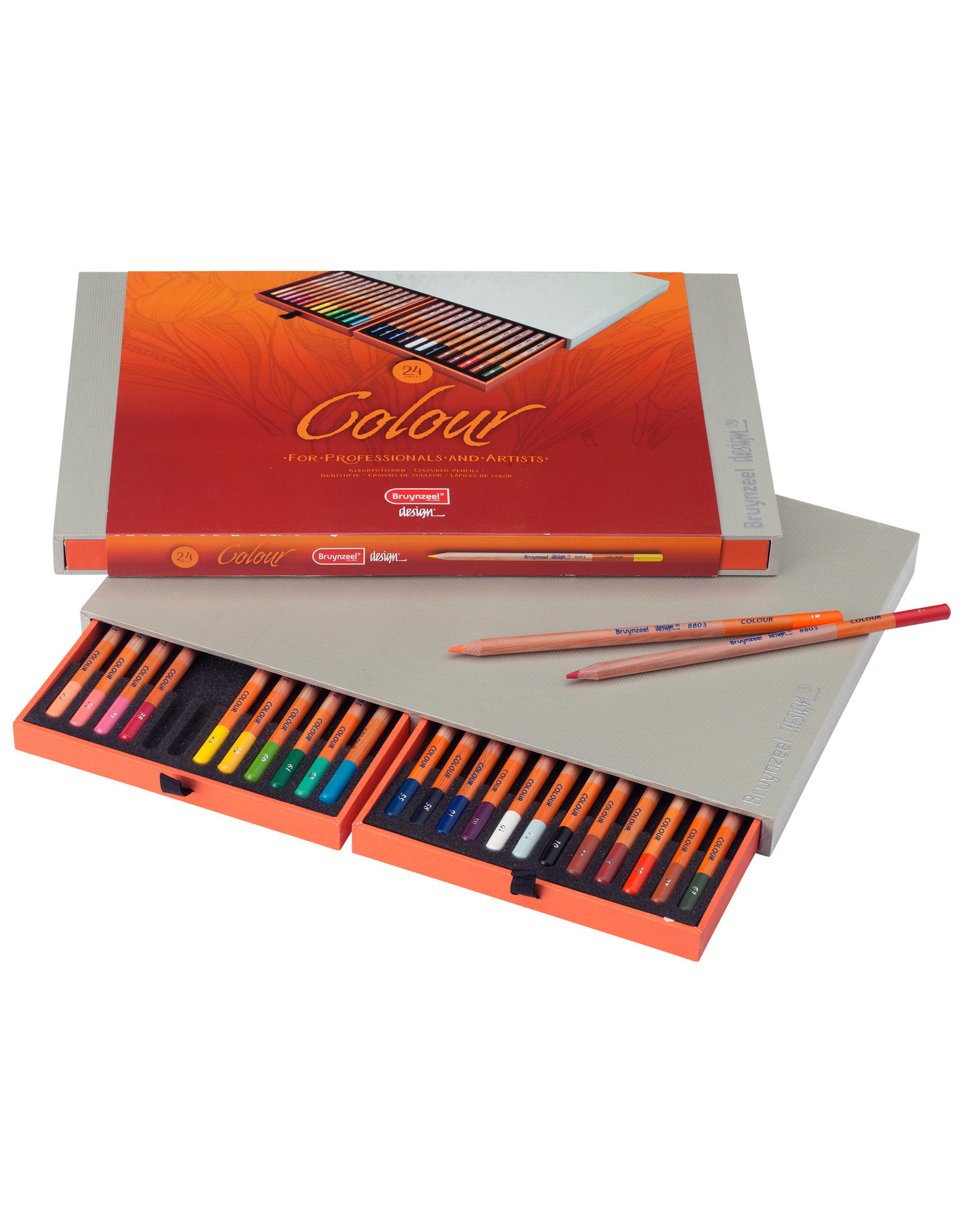 Royal Talens Bruynzeel Design Coloured Pencils, Set of 24