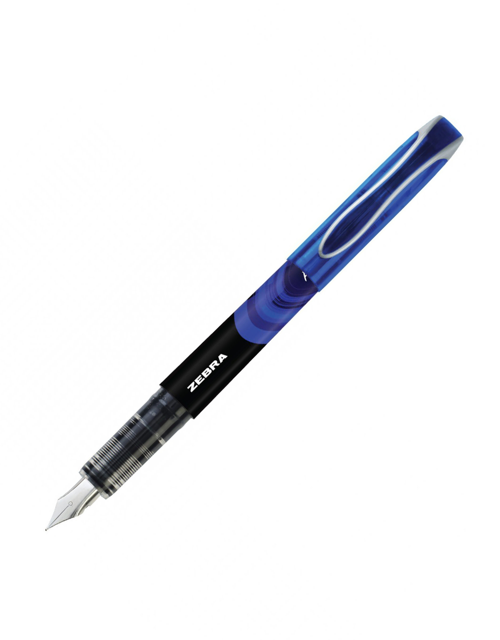 Zebra Zebra Fountain Pen, Blue (F)