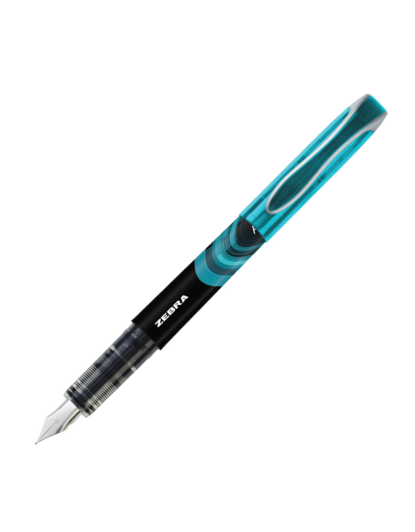 Zebra Zebra Fountain Pen, Turquoise (F)