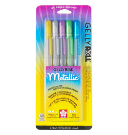 Sakura Gelly Roll Metallic, Hot Set of 5 (M)