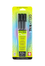 Sakura Gelly Roll Classic, Black Set of 3 (F)
