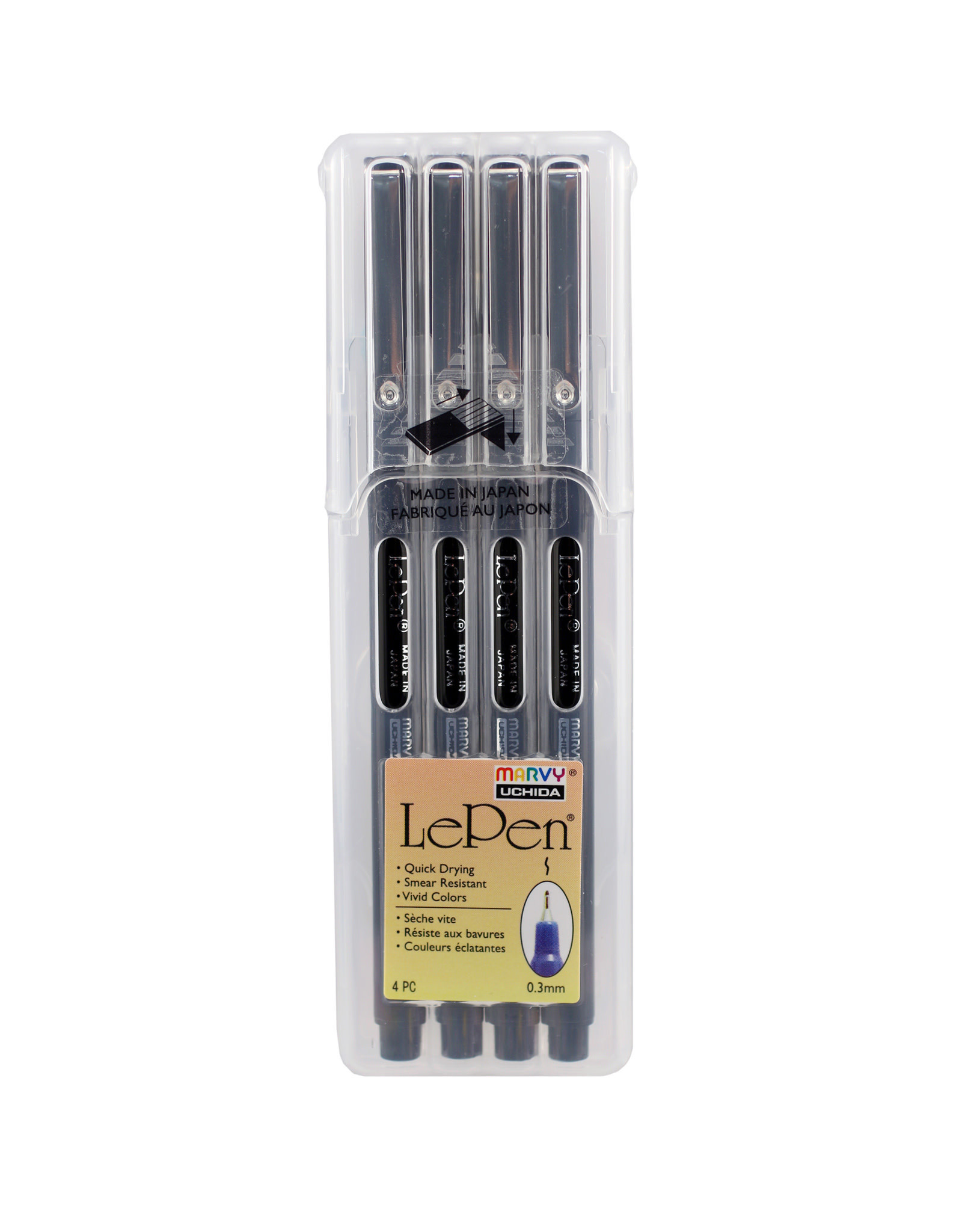Uchida LePen Black, Set of 4