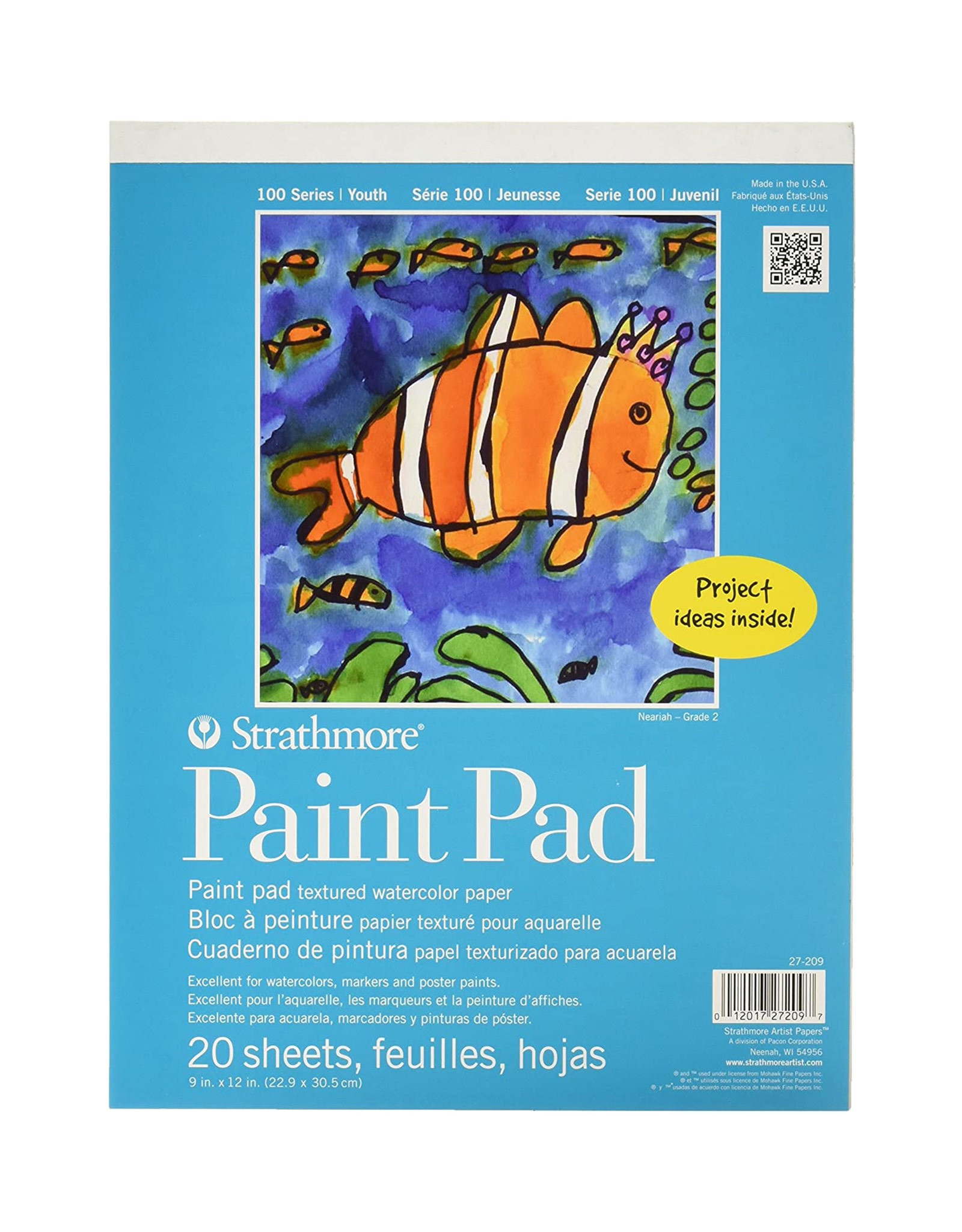 Strathmore Strathmore 100 Series, Youth Paint Pad, 9” x 12”