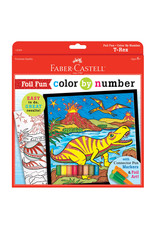 FABER-CASTELL Faber-Castell Color by Number T-Rex Foil Fun FABER-CASTELL Faber-Castell Color by Number T-Rex Foil Fun