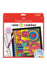 FABER-CASTELL Faber-Castell Color by Number Love