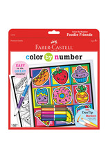 FABER-CASTELL Faber-Castell Color by Number Foodie Friends